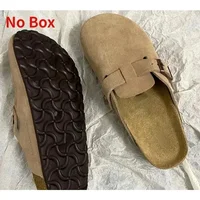 Top Quality New Birke Leather Cork Slippers For Women And Men Fashion Summer All-Match Sandals Shoes soft-Soled Casusal Sandals 1