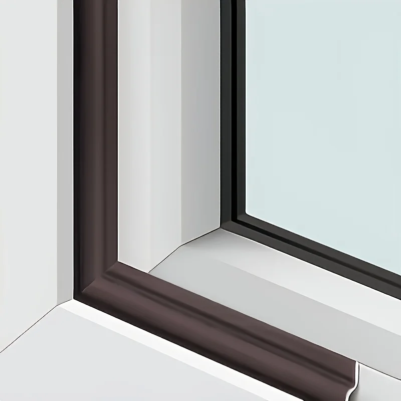 Self-Adhesive Weatherproof Sealing Strip - Wind, Dust, Rain, & Noise Barrier Tape for Sliding Doors (5m Roll)