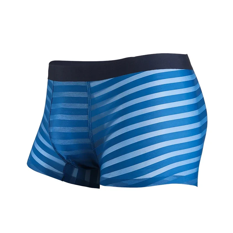 Men's underwear - Silk summer lightweight straight-leg briefs with seamless corners and breathable, antibacterial shorts - 3