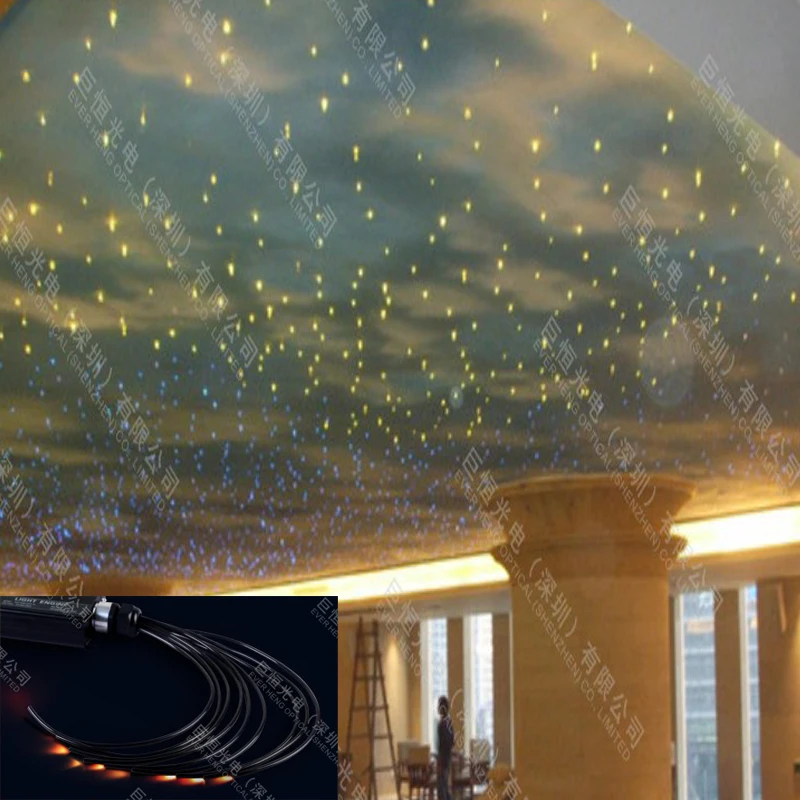 Fiber Optic Light Guide Strip Black Plastic Surface Outer Layer Black Transparent Solid Waterproof Light Guide Fiber fiber optic cable
