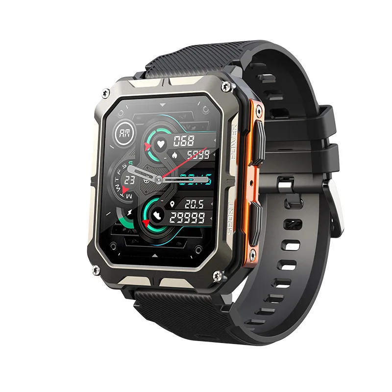 

New C20pro Bluetooth Call Smart Watch Outdoor Rugged Sports Waterproof Step Counting Multisport Smart Watch