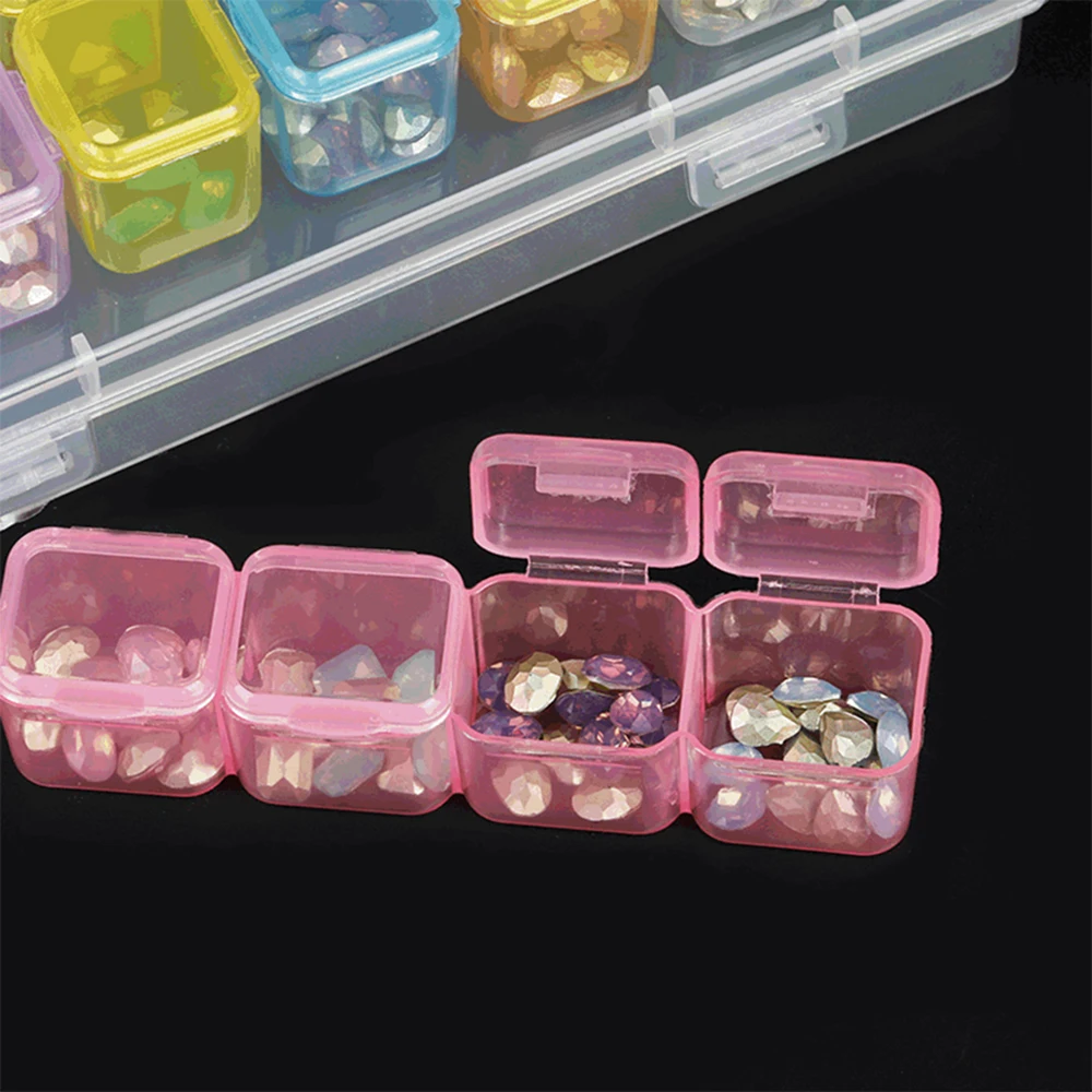 78/50 Grid Diamond Painting Mosaic Tool Accessories Plaid Jewelry Drill  Container for Diamond Embroidery Transparent Storage Box - AliExpress