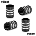 Black Valve Caps