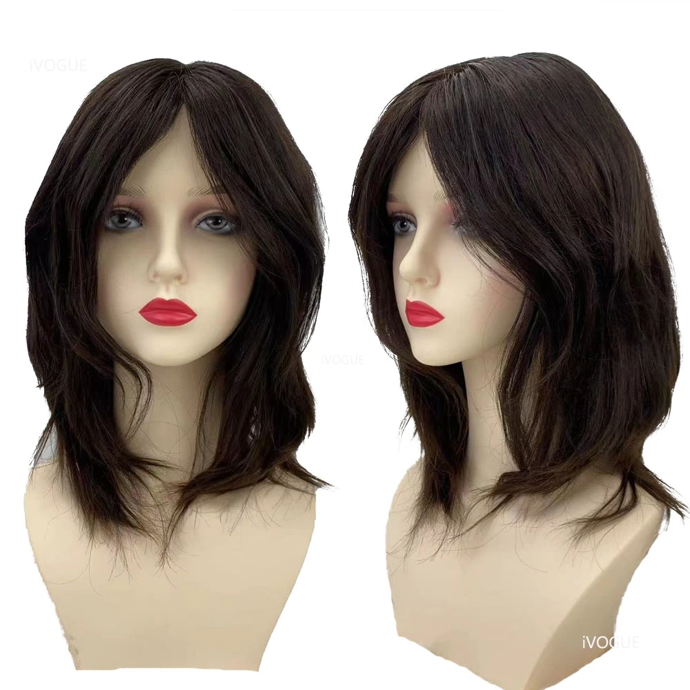 6X6inch Big Soft Silk Base Scalp Top Glueless Lace Wig Natural Wave Remy European Human Hair Wigs for Women Light Lace Cap