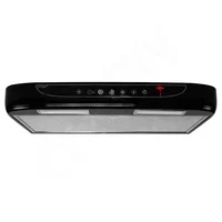 12V Car Kitchen Range Hood Stainless Steel With LED Light Removable Black For Cleaning Caravan Motorhome Camper 1