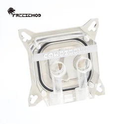 FREEZEMOD Computer GPU core water block is compatible 51 * 61, 53 * 53, 55 * 55, 58 * 58, 61 * 61 hole pitch 5V RGB AURA SYNC