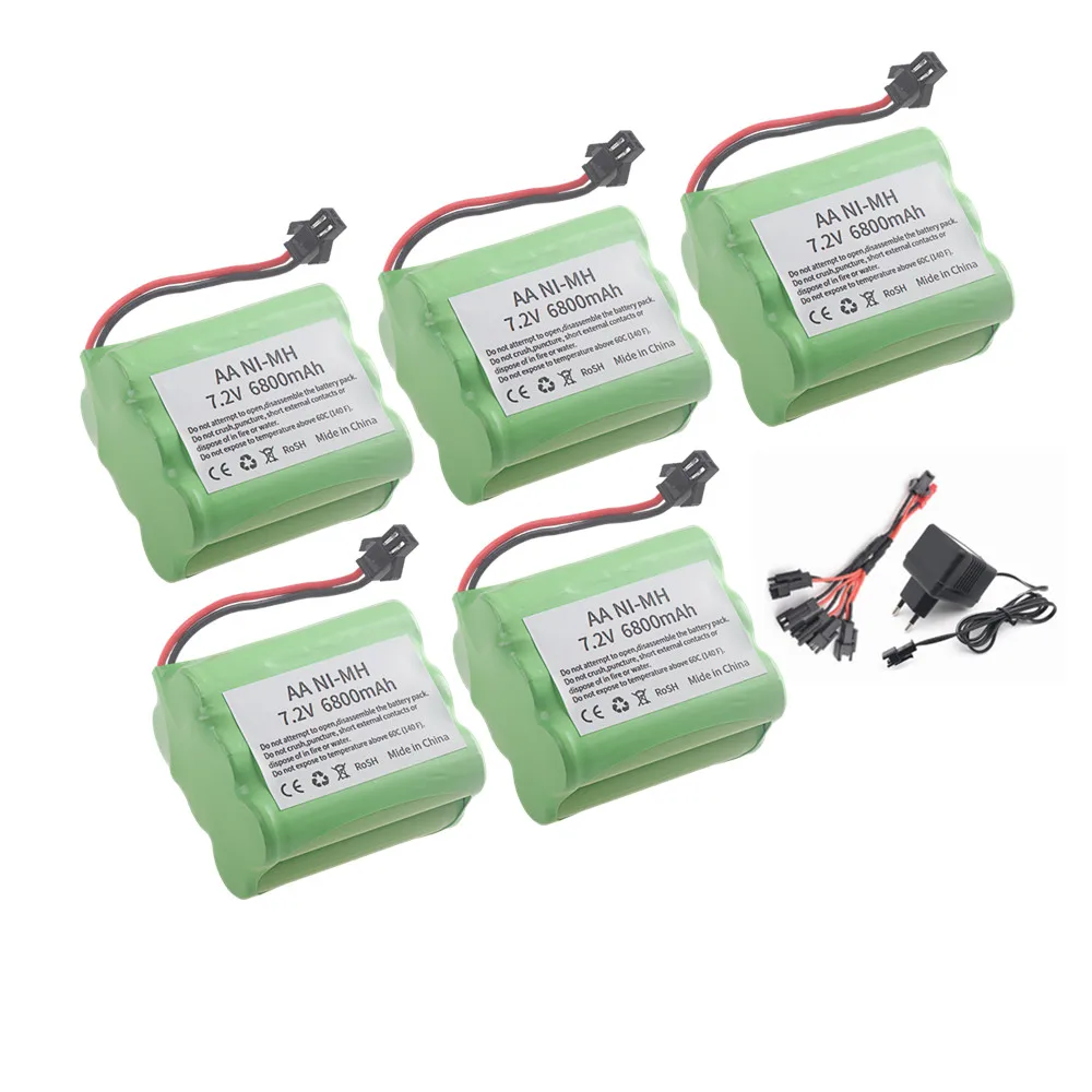 Chargeur RC 1S 3.7V LiPo 2.6A 6 ports USB pour batterie drone