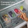 1/10pcs Refrigerator Storage Box Fridge Fresh Vegetable Fruit Storage Container Food Crisper Box with Lid Kitchen Organizer 6
