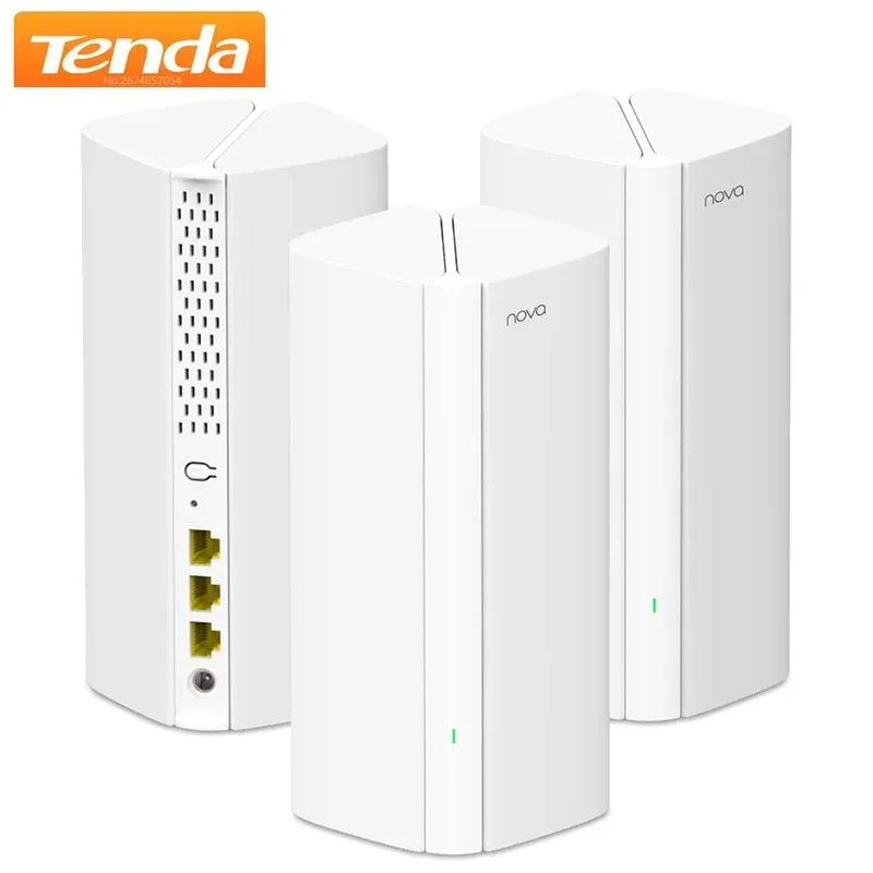 Tenda AX3000 WiFi6 Mesh System EM/MX12 Wireless Router Wi-Fi6 Mesh WiFi Router bis zu 7000 Quadratfuß. WLAN-Range Extender WIFI 6 Mesh