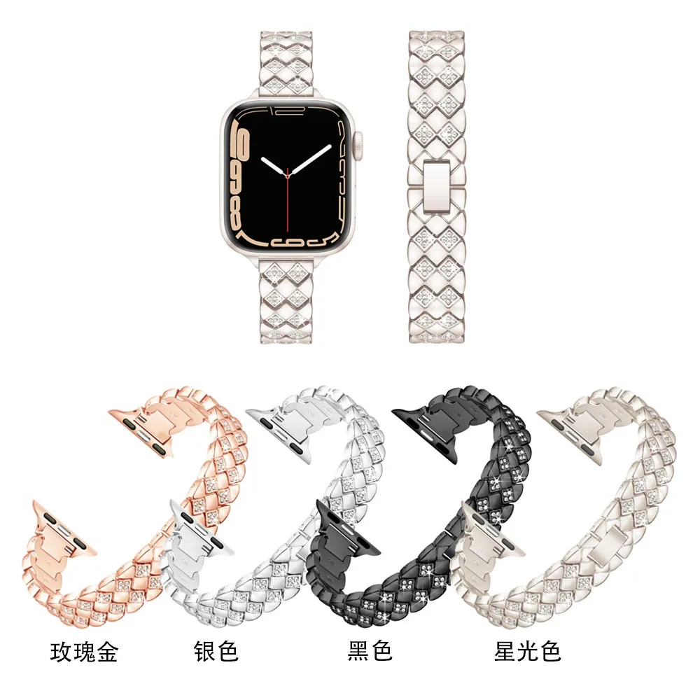 

Металлическая цепочка для IWatch Series Ultra 9 8 7 6 5 4 3 2 1, ремешок из нержавеющей стали для часов, 49 мм 45 мм 44 мм