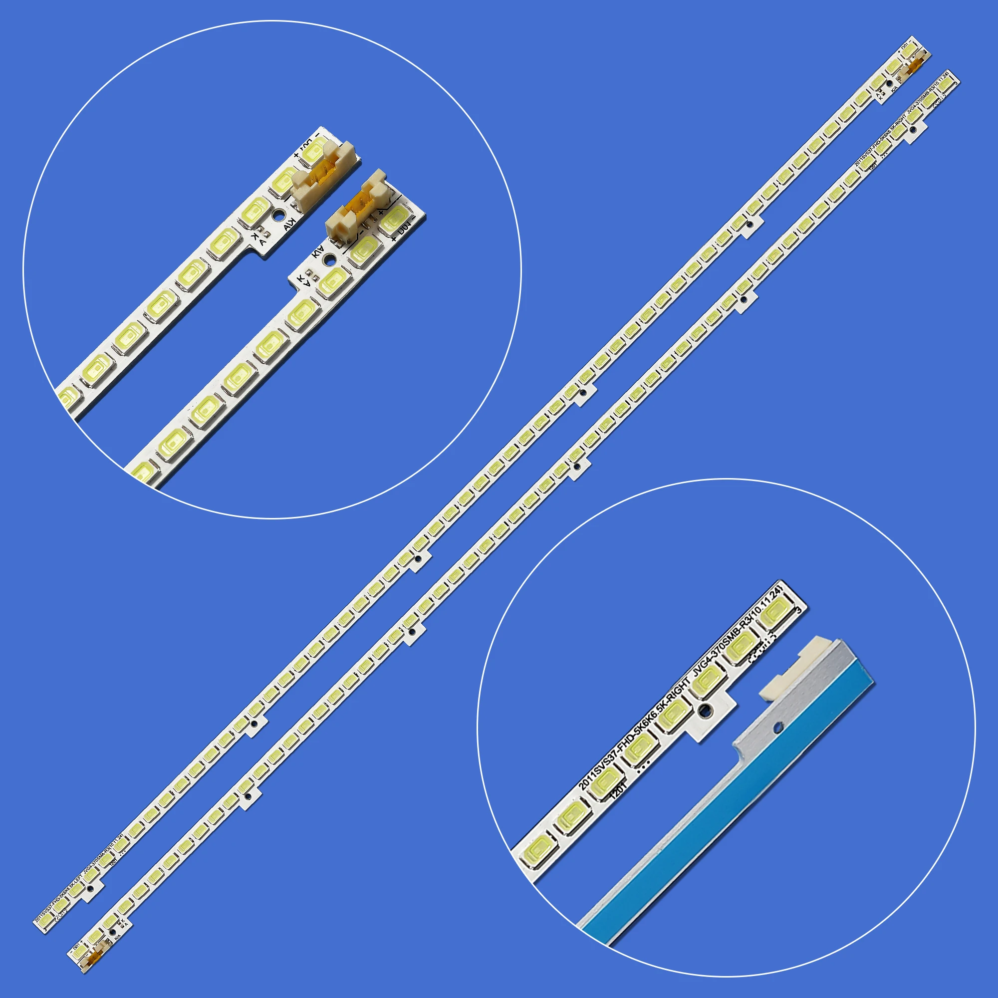 2 PCS LED Ʈ Ʈ UE37D6500 UE37D6100SW UE37D5500 UE37D552 UE37D5000 UE37D6100 LD370CSB-C1 T370HW05 LD370CGB-C2