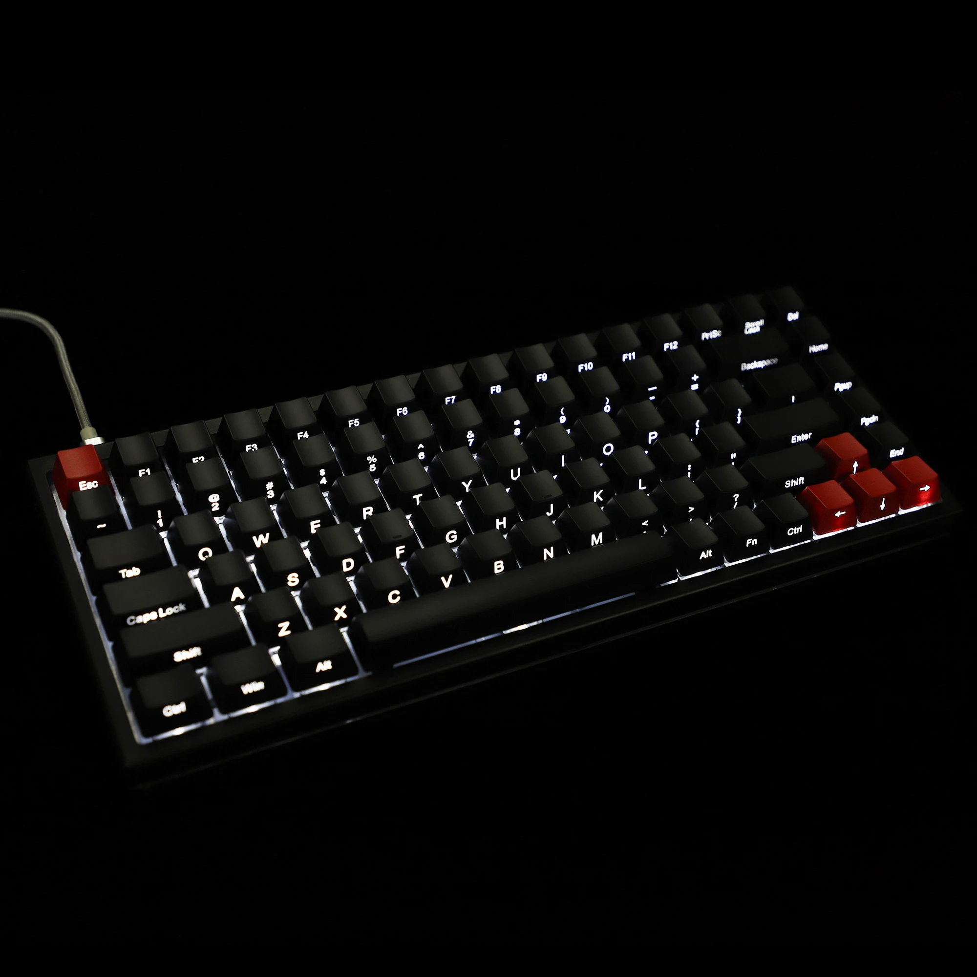 Brilho Lateral do Iso do Ymdk-abs Ansi Através do Keycap Espessura de 1.5 mm Ajuste para Ymd75 Kbd75 Keycool 84 Kbd67 Xd64 Gk64 Somente Keycap - Imagem 6