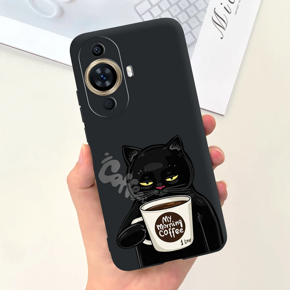 Cute Candy Painted Soft Silicone Phone Case Cover for Huawei Nova 11 Series