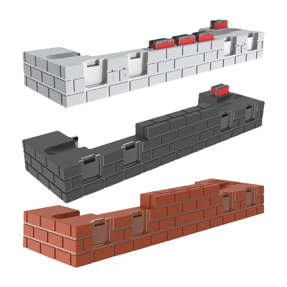 Dock Station Di Ricarica 8 Slot Per Nintendo Switch Supporto Per Caricabatterie A Forma Di Mattone A 4 Porte Per Accessori Joy-Con Per Nintendo Switch