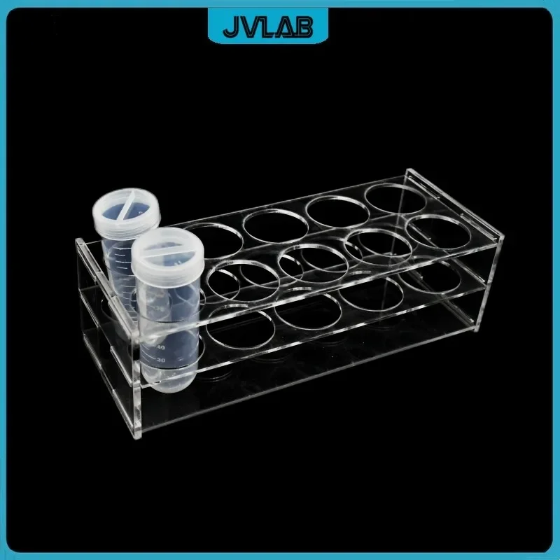 Plexiglass Rack For Centrifuge Tube 100 ml Plexiglass Stand Place 8 Tubes Transparent Test Tube Holder Diameter 40 mm