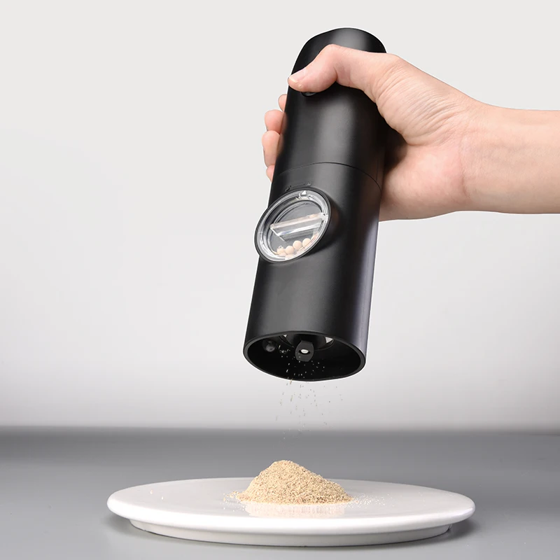 Automatic Pepper Grinder Salt And Pepper Grinder USB Rechargeable Adjustable Coarseness Spice Mill With LED Light Kitchen Tool nut spice grinder salt and pepper grinder electric grinder pepper grinder herb spice grinder
