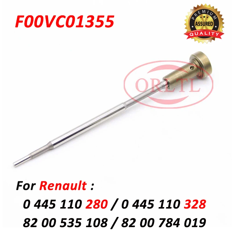 

F00VC01355 части клапана управления F 00V C01 355 инжектор Assy FOOVC01355 для Renault 0445110280 0445110328 8200535108