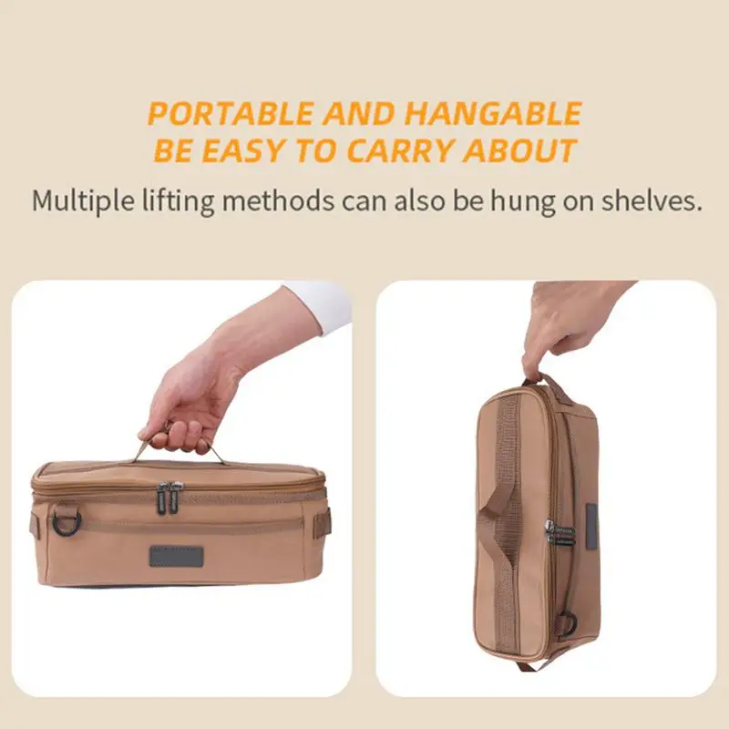 Cooking Utensil Organizer Bag Portable Camping Travel Cookware Storage Bags Outdoor Picnic Hiking Camping Utensil Carrier Pouch