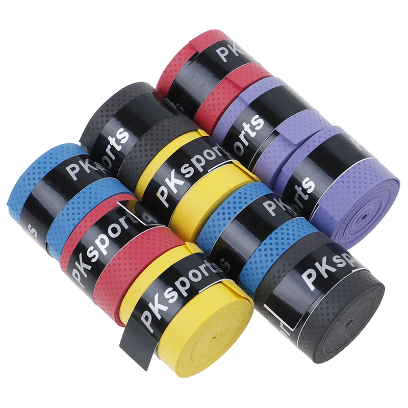 

10Pcs/lot Anti-slip Sport Fishing Rods Over Grip Sweat band Griffband Tennis Overgrips Tape Badminton Racket Grips Sweatband