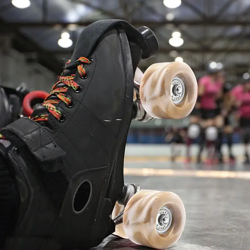 Roller Skate Wheels Mixed Color Roller Skate Wheel Mixed Color Wheels For Double Row Skating Quad Skates 58mm X 32mm