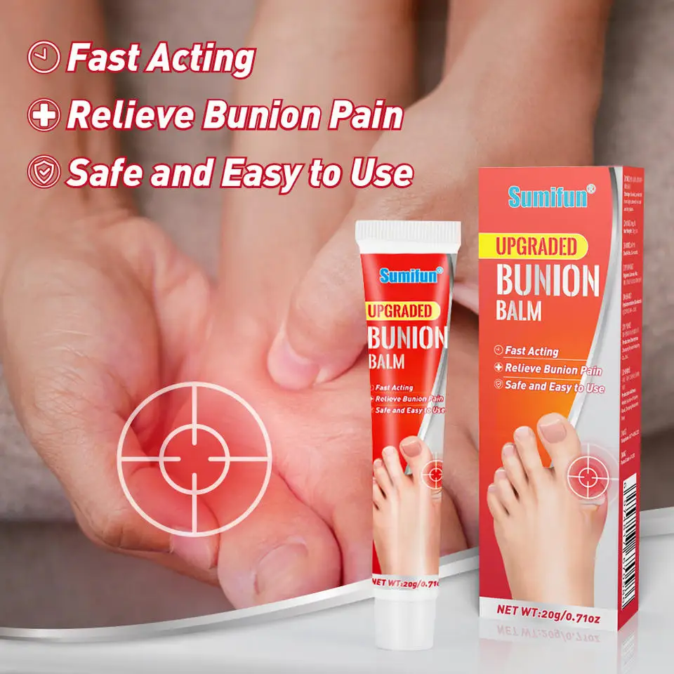 

20g Bunion Gout Pain Relief Ointment Toe Joint Valgus Corrector Cream Hallux Knee Lumbar Arthritis Treatment Medical Plaster