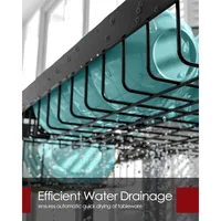 Dish Drying Rack - Large Over The Sink Dish Drainer Drying Rack, Large Capacity Stainless Steel Dish Rack, Storage Rack 2
