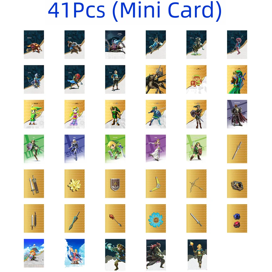 Amiibo Cards Splatoon Zelda Apply to The Legend of Zelda Tears of the Kingdom and Breath of the Wild NFC