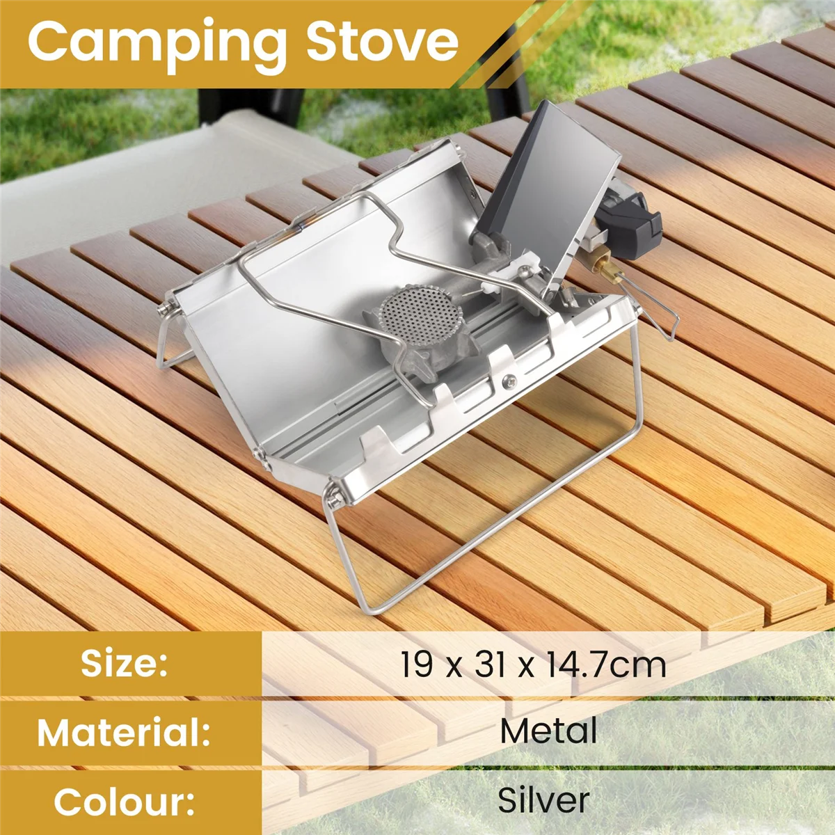 Gas Stove Outdoor Portable Windproof High-Power Cassette Gas Stove Picnic Parts