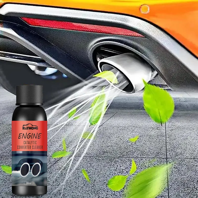 Car Catalytic Converter Cleaner Universal Gasoline Car Catalyst Engine Booster Cleaner Automotive Three-way Catalytic Converter