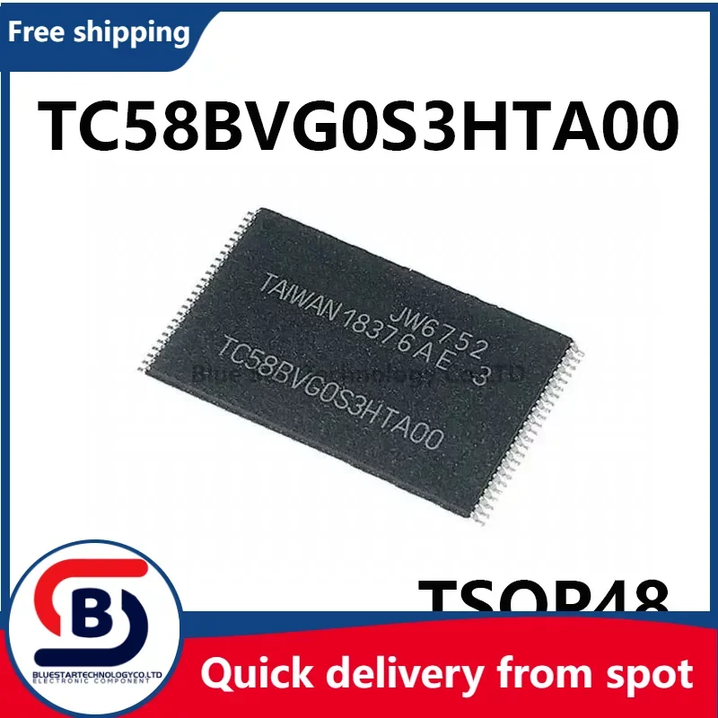 

Бесплатная доставка, 10-50 шт./лот, TC58BVG0S3HTA00 58BVG0S3HTA00 TC58BVG0S3 58BVG0S3 128M, флэш-память, чип TSOP48, флэш-память