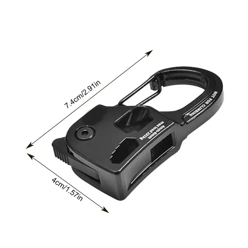 Camping Tent Rope Tightener Outdoor Aluminum Alloy Tensioner Portable Paracord Accessories Rust-Proof Rope Tightener for Travel