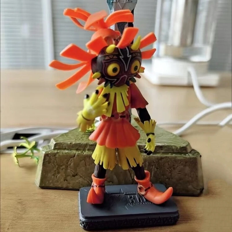 La Leggenda Di Zelda Majoras Mask Link Skull Kid Anime Figure Game Pvc Action Figurine Periferiche Modello Da Collezione Giocattoli Bambola