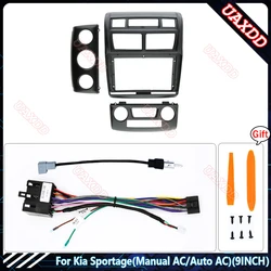 9 - Inch Android Car MP5 DVD Radio Stereo with Multimedia Audio Screen and Installation Kit (For 2007Kia Sportage)