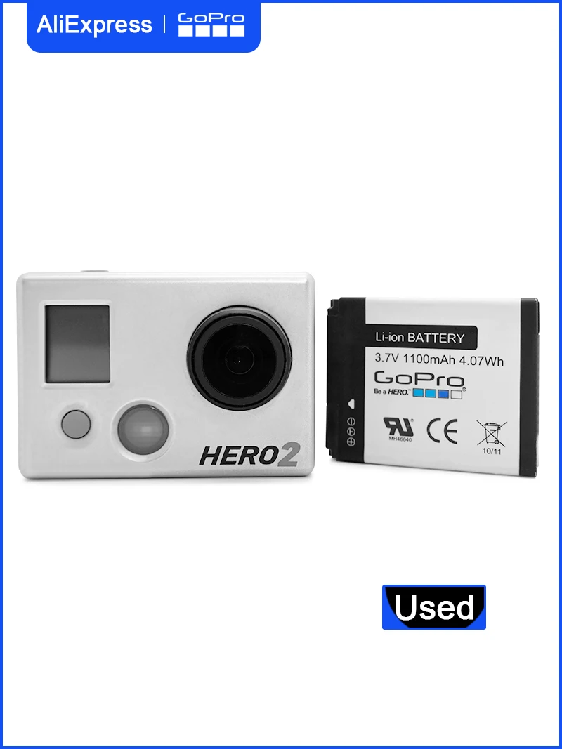 Caméra Action HD HERO2 4K 20MP Étanche avec Coque