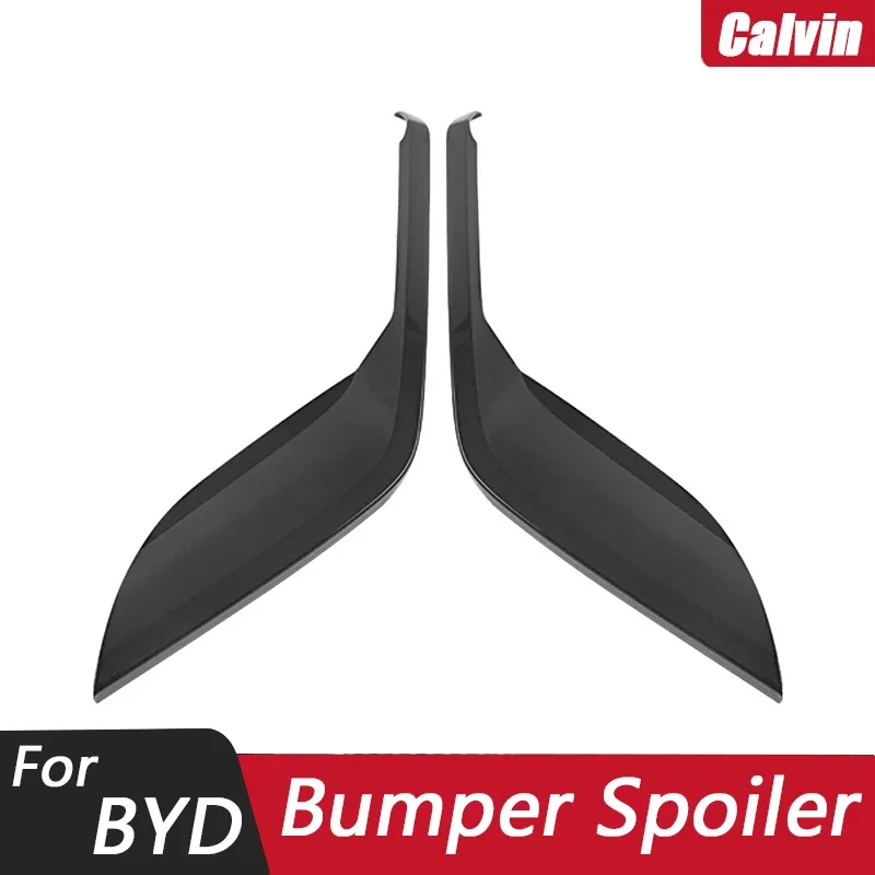 

2 шт. для BYD Dolphin автомобильные Внешние аксессуары для стайлинга автомобиля передний задний бампер спойлер воздушный нож противотуманная панель наклейка крышка отделка