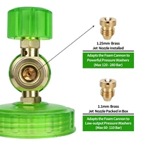 Pressure Washer Aluminum Foam Cannon Foam Generator Snow Foam Lance with 1/4” Quick Connector for Portland Husky Ryobi Greenwork 2