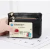 Women Mini Change Purses Leather Coin Purse Zipper Pouch Card Holder Wallet Kids Coin Pocket Wallets Key Chain Holder 3