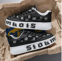 Modische Herren Allround-Outdoor-Freizeitschuhe Neue Stilvolle Casual-Skateschuhe – Detail 2