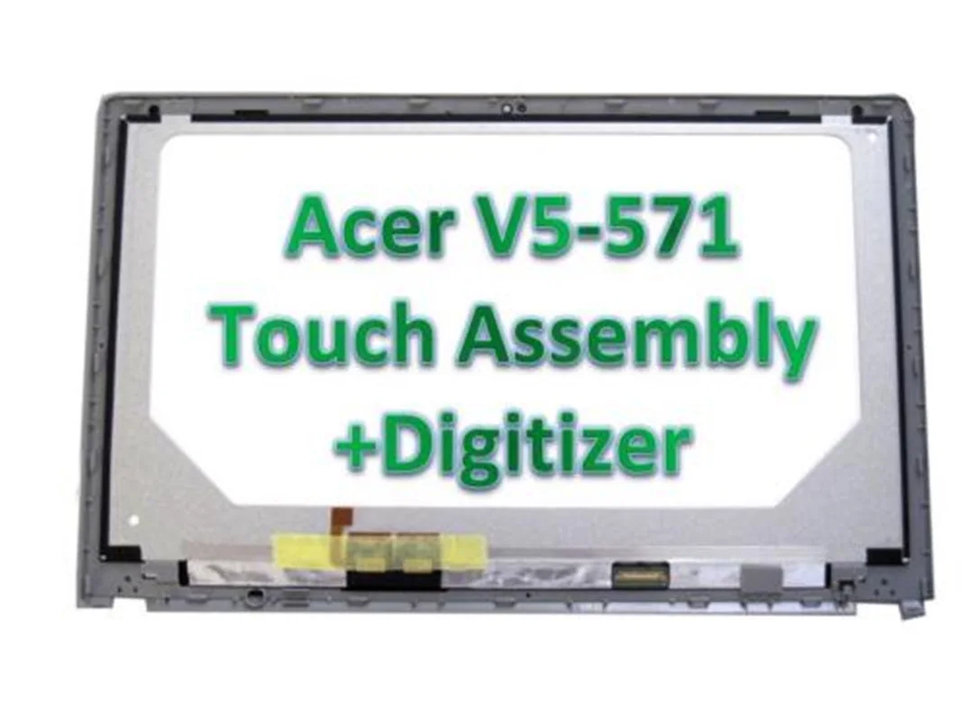 

Для Acer V5-571 571P 571PG ЖК сенсорный экран с рамкой B156XTN03.1 EDP 15,6 ''ноутбук Aspire V5 571 серия светодиодная сборка