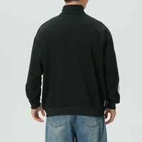 Nouvelle veste de survêtement en tricot Adidas pour homme 2026 KR2488 noire à fermeture éclair intégrale 3