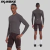 YKYWBIKE Men's Performance Top UPF 50+ Summer Cycling Jersey Short&Long Sleeve Breathable Bike Shirt Cycling with YKK Shirt MTB 2
