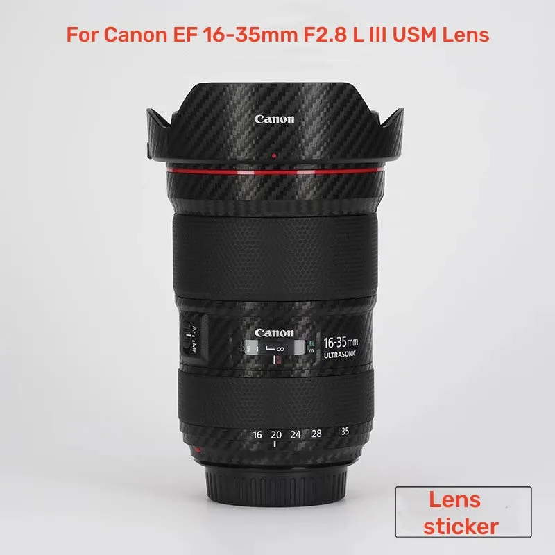 For Canon EF 16-35mm F2.8 L III USM Macro Anti-Scratch Camera Lens Sticker Coat Wrap Protective Film Body Protector Skin Cover
