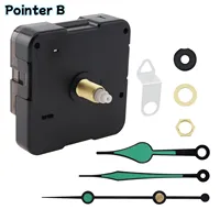 Wall Clock Mechanism Silent Quartz Movement Machine Wall Hands Silent Sweeping Second Movement with Pointer DIY Repair Parts 2