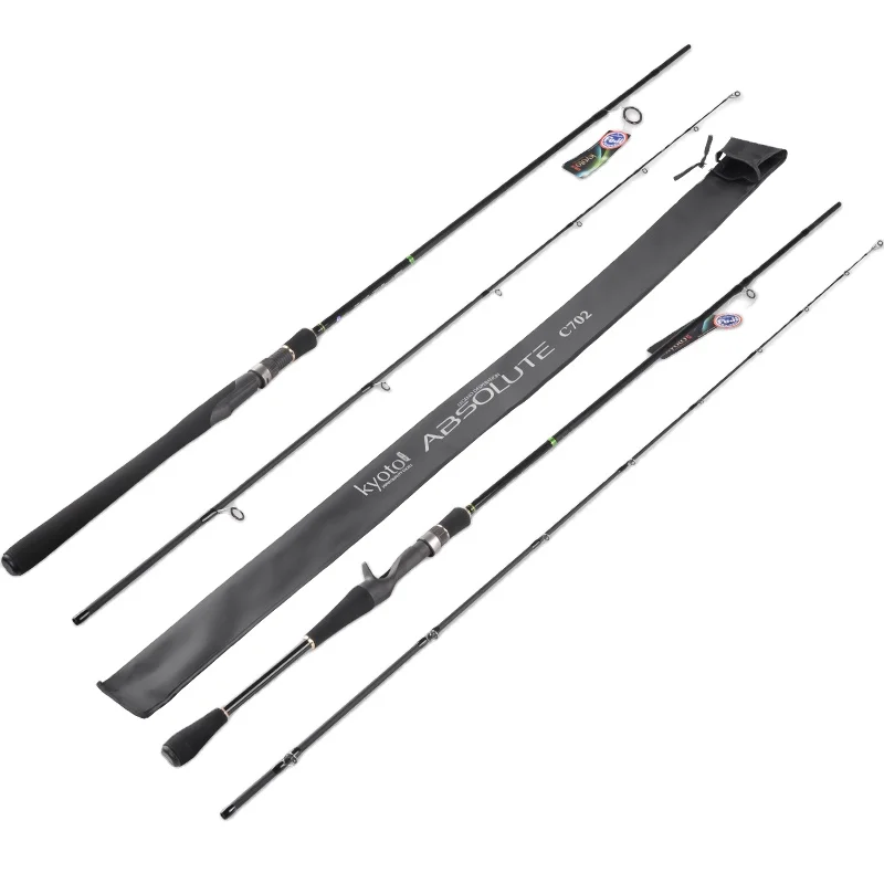 KYOTO ABSOLUTE Price Fishing Rod Carbon Fiber FUJI Rings lure rod fishing 2.13m M Power