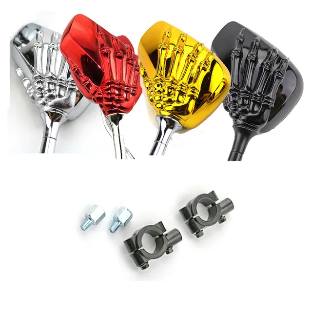 Mirror Bikemasterリバース右側クラシッククルーザークロームミラー BikeMaster Reverse Right Side