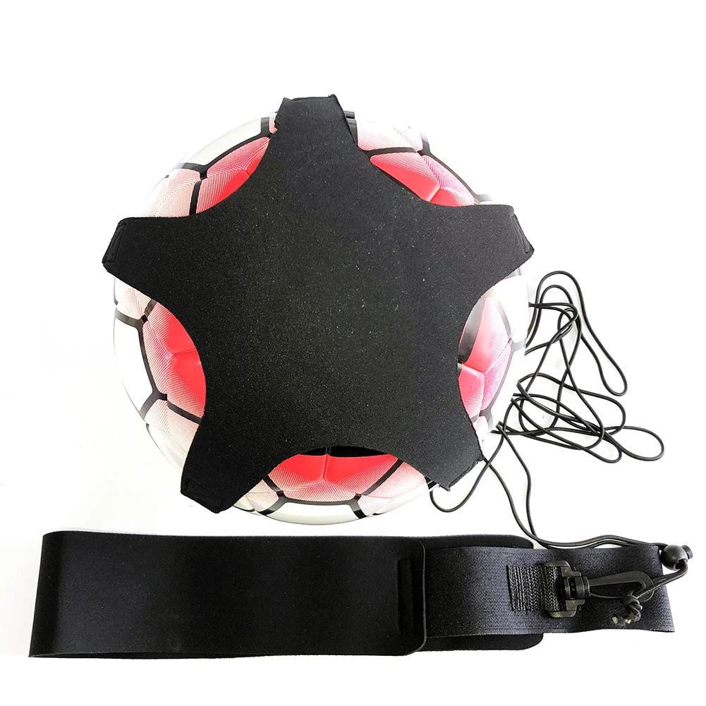 Football Ball Belt Adjustable Football Kick Trainer Fits Ball Size 3 4 5 Soccer Practice Trainer for Juggling Kicking Practice