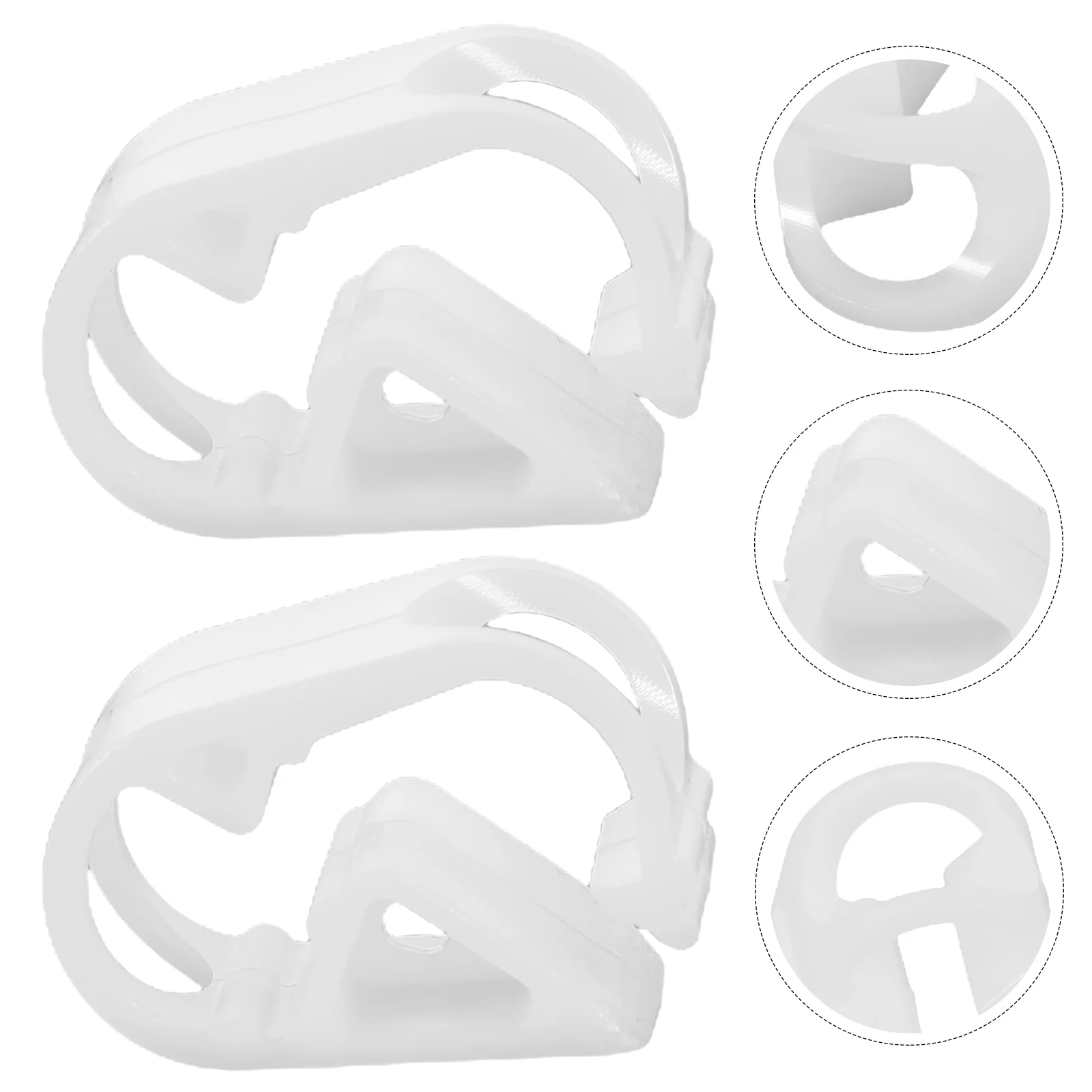 

50pcs Shut Off Hose Clamp Tube Clamp Plastic Hose Clamp Feeding Tube Clamps