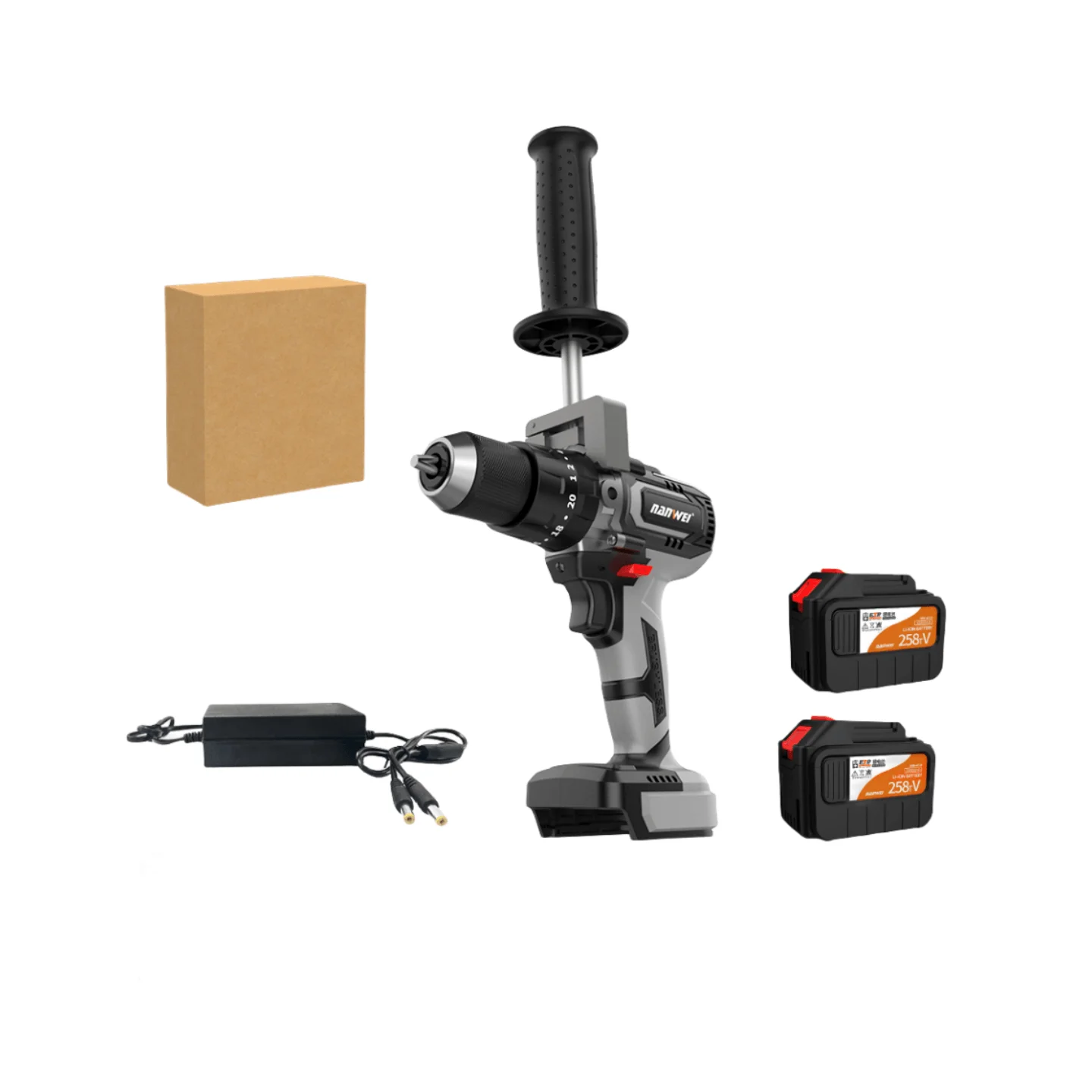 

nanwei stock wholesale brushless motor impact ice drilling machine power drills cordleess drill