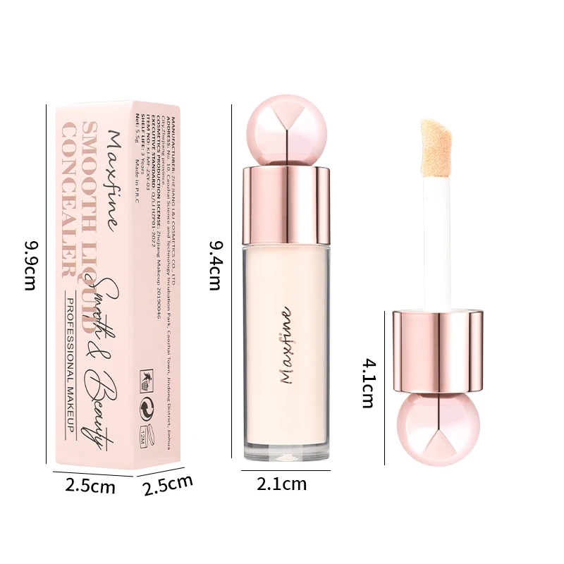 5-color Concealer Invisible Liquid Foundation for Controlling Oil Pores Used to Cover Defects and Light Foundation color concealer