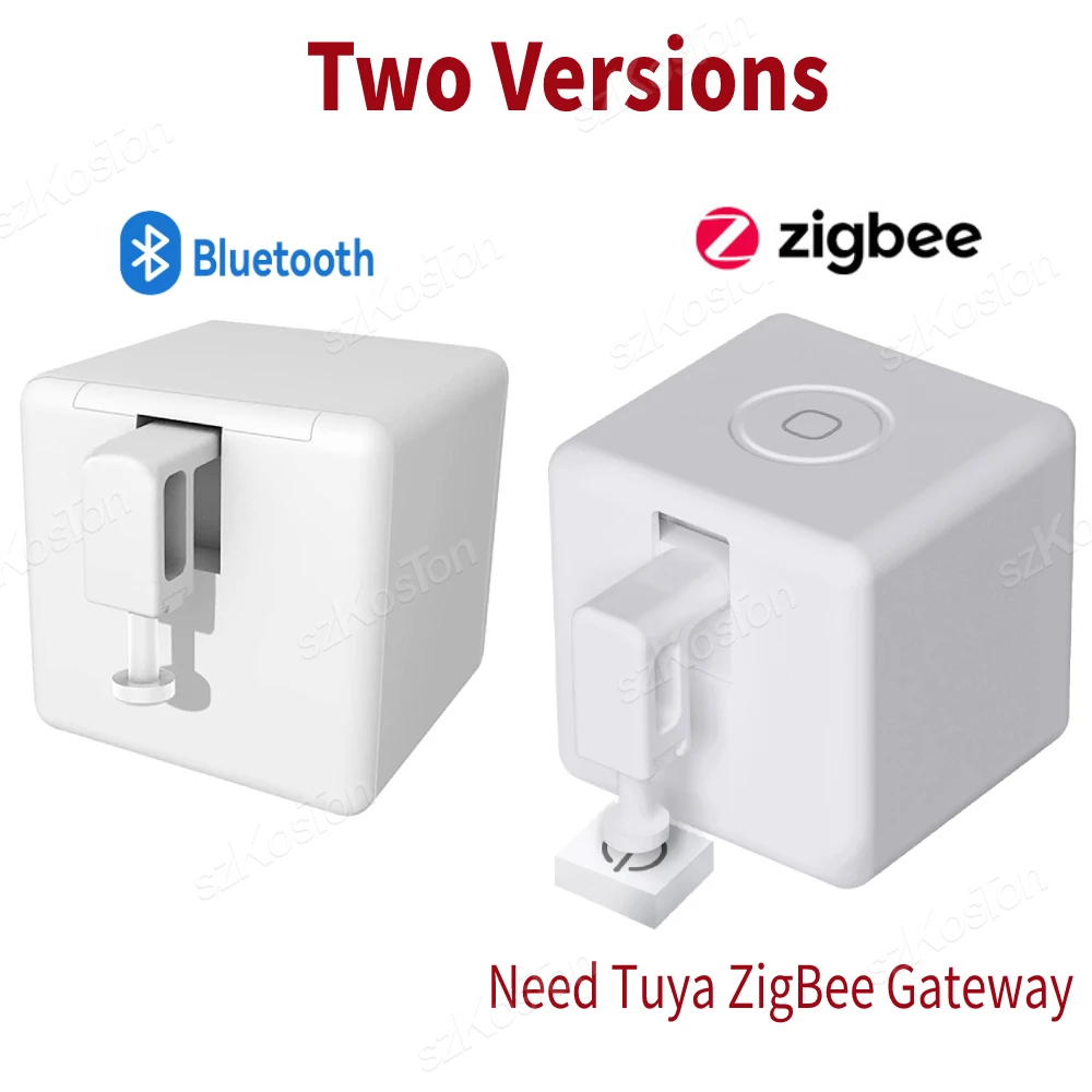 Tuya Bluetooth ZigBee Finger Bots Plus Switch Button Pusher Touch Arms Robot Smart Life App for Alexa Google Home Assistant